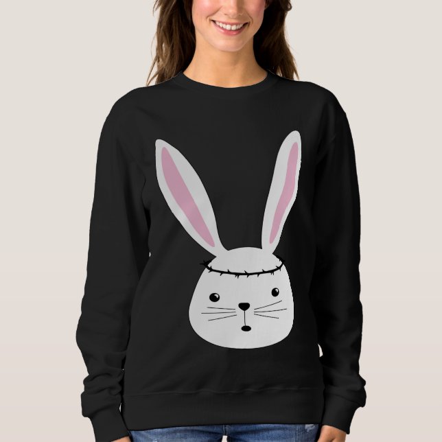 Easter Bunny Jesus  Carnival Sweatshirt (Vorderseite)