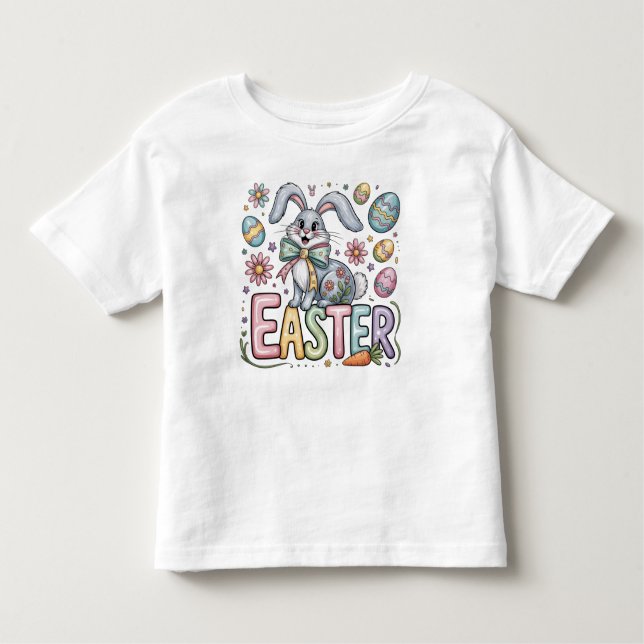 Easter Bunny Kleinkind T-shirt (Vorderseite)