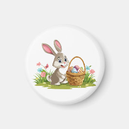 Easter bunny magnet