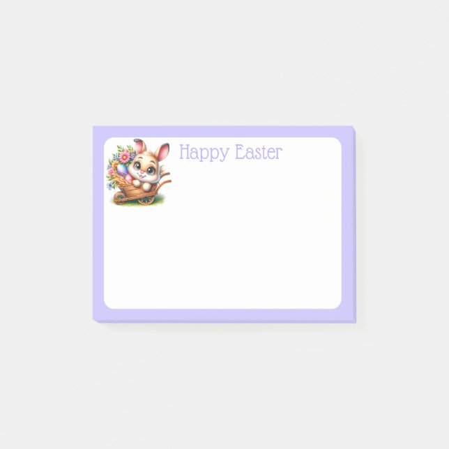 Easter Bunny Notes Post-it Klebezettel (Vorderseite)