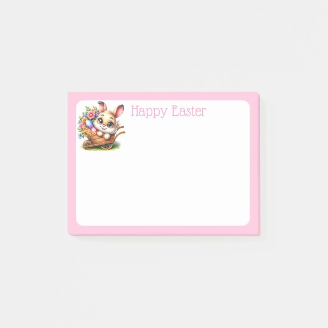 Easter Bunny Notes Post-it Klebezettel (Vorderseite)