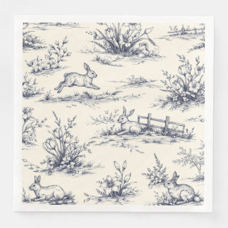 Easter Bunny Plates Serviette