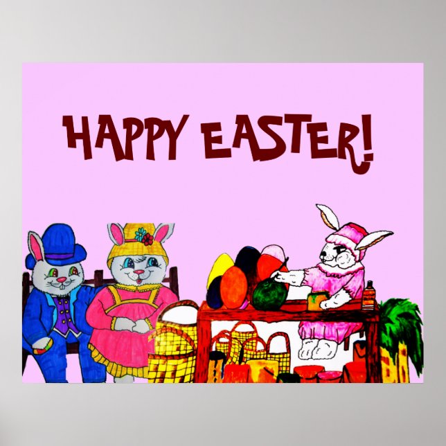 EASTER BUNNY POSTER (Vorne)