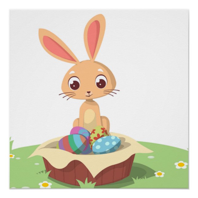 EASTER BUNNY POSTER (Vorderseite)