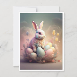 " EASTER BUNNY " POSTKARTE