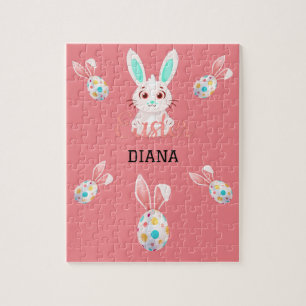 "EASTER" BUNNY PUZZLE MIT SPEZIELTEN EIERN & NAMEN