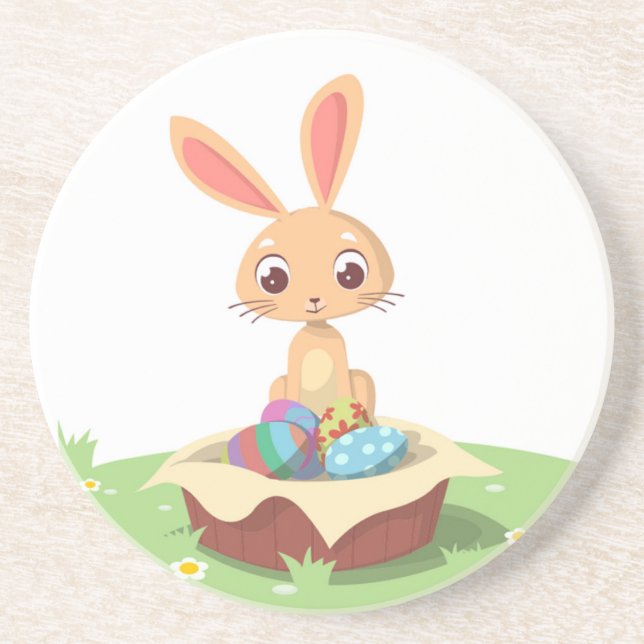 EASTER BUNNY SANDSTEIN UNTERSETZER (Vorne)