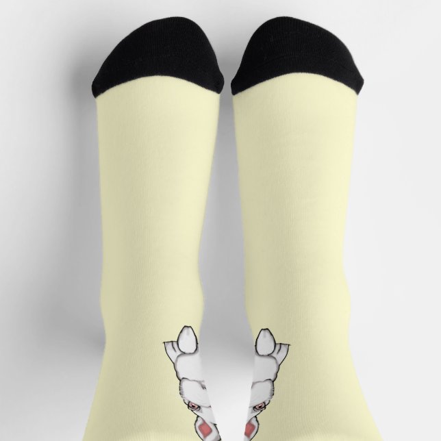 Easter Bunny Socks Festive Easter Socks Customize Socken (Oben)