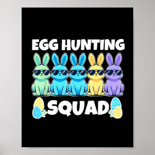 Easter Bunny Squad Humor Ostereierjagd Tag Poster