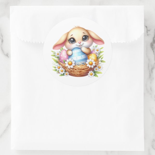 Easter Bunny Stickers (Sac)