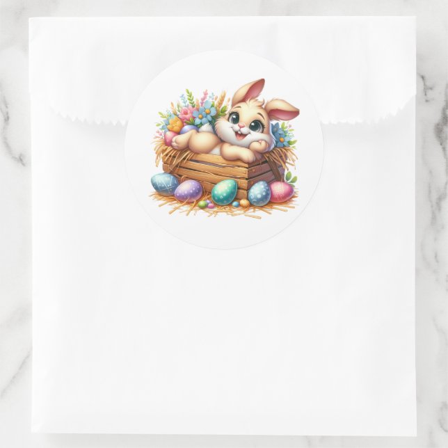 Easter Bunny Stickers (Sac)