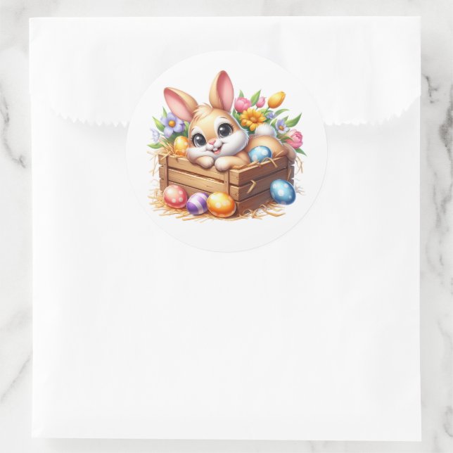 Easter Bunny Stickers (Sac)