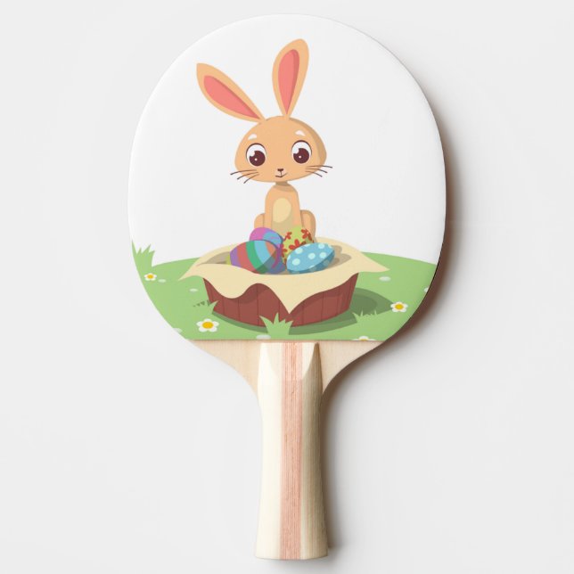 EASTER BUNNY TISCHTENNIS SCHLÄGER (Vorderseite)