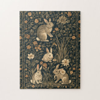 Easter Bunny William Morris Art & Craft Style Chic