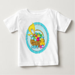 Easter Candy Folk Art MÄDCHEN AUSSERHALB ALLER SHI Baby T-shirt