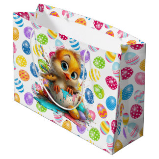 Easter Chick Egg Artist  Große Geschenktüte