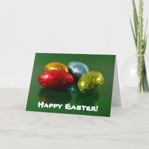Easter Chocolate Candy Card Feiertagskarte