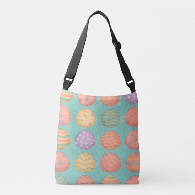 Easter Crossbody Bag Tragetaschen Mit Langen Trägern (Vorderseite)