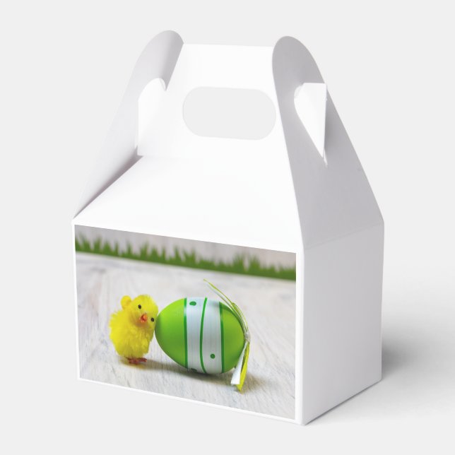 Easter Decoration - Easter egg and chick Geschenkschachtel (Rückseite)