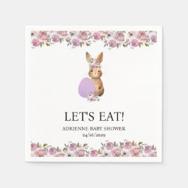 Easter Drinks Baby Shower  Serviette