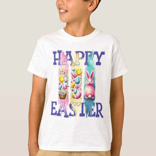 Easter Egg Basket Joy T-Shirt (Vorderseite)