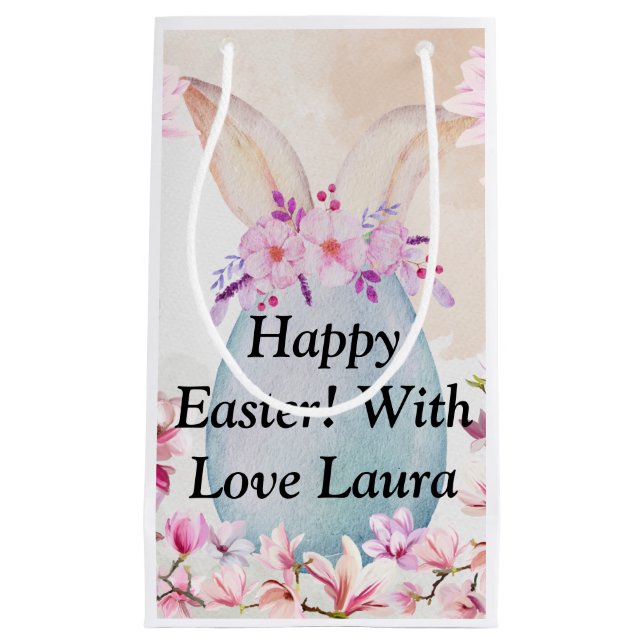 Easter egg blue kleine geschenktüte (Vorderseite)