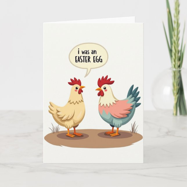 Easter Egg Confession Greeting Card Karte (Vorderseite)