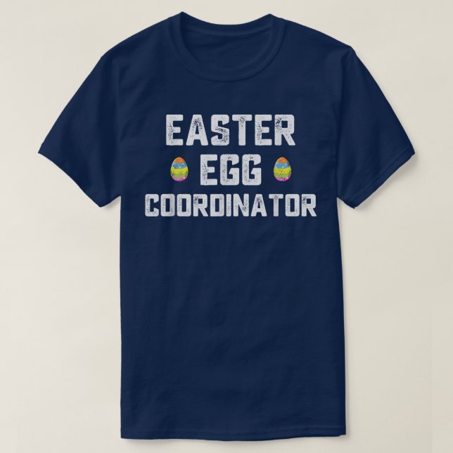 Easter Egg Coordinator Funny Boys Girls Kids Teens T-Shirt (Design vorne)