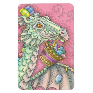 EASTER EGG DRAGON Fantasy Spring MAGNET Groß
