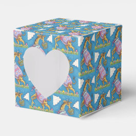 EASTER EGG GIRAFFE & TULIPS HERZFAVOR BOX Wiederho Geschenkschachtel