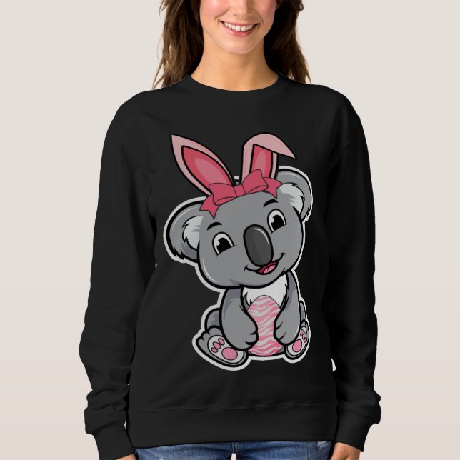 Easter Egg Hunt Bunny Ear Koala Easter Day 2023 Sweatshirt (Vorderseite)