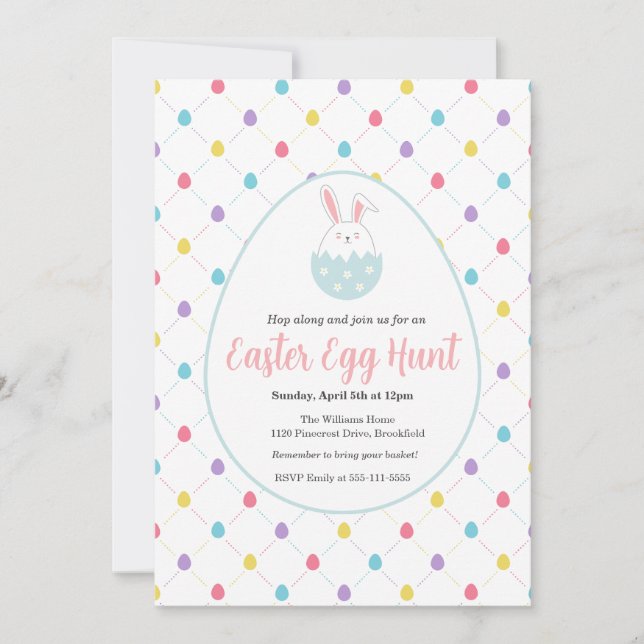 Easter Egg Hunt Customizable Invitation (Devant)