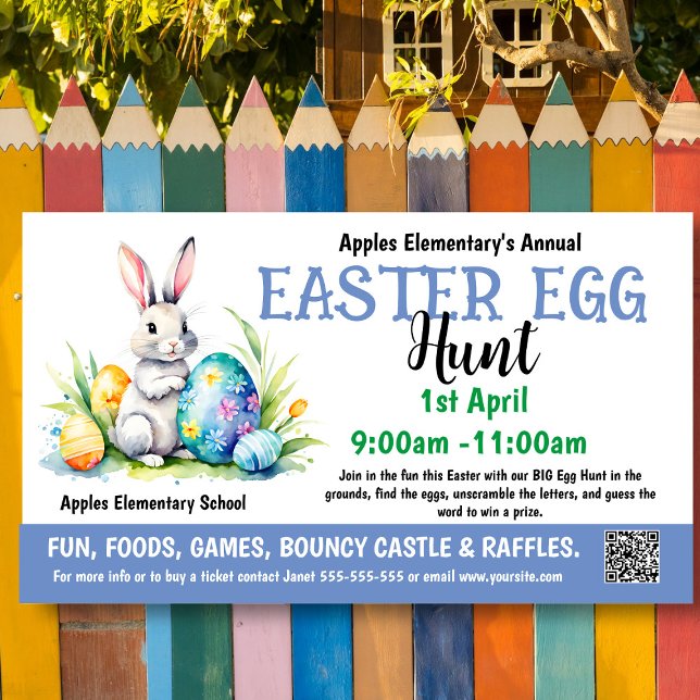 EASTER EGG HUNT PTO PTA Kirche Banner (Von Creator hochgeladen)