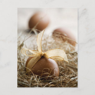 Easter egg postcard feiertagspostkarte