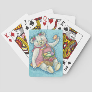 EASTER EGG TEDDY BEAR PLAYCARDS Poker Spielkarten