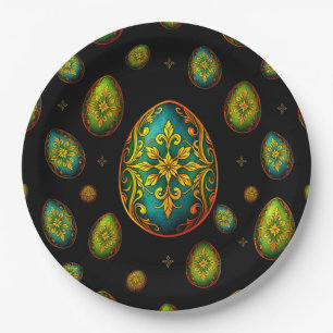 EASTER EGGS 3D ~ Decorated~ Pappteller