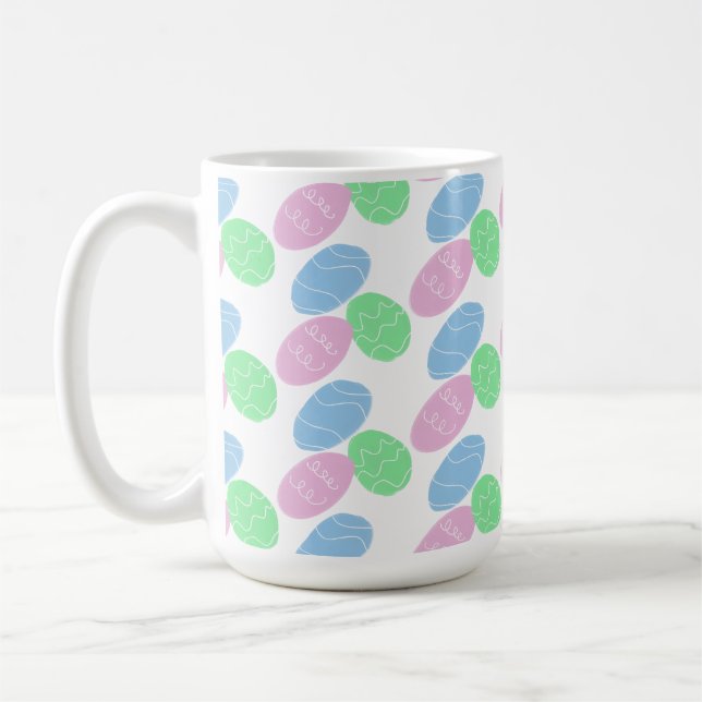 Easter Eggs Doodles  Kaffeetasse (Links)