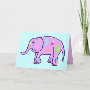 Easter Elephant card Feiertagskarte