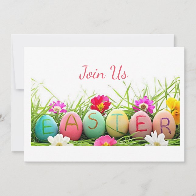 ***EASTER** ÉVÉNEMENT "JOIN NOUS" INVITATION (Devant)