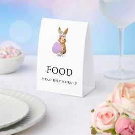Easter Food Baby Shower  Tischaufsteller