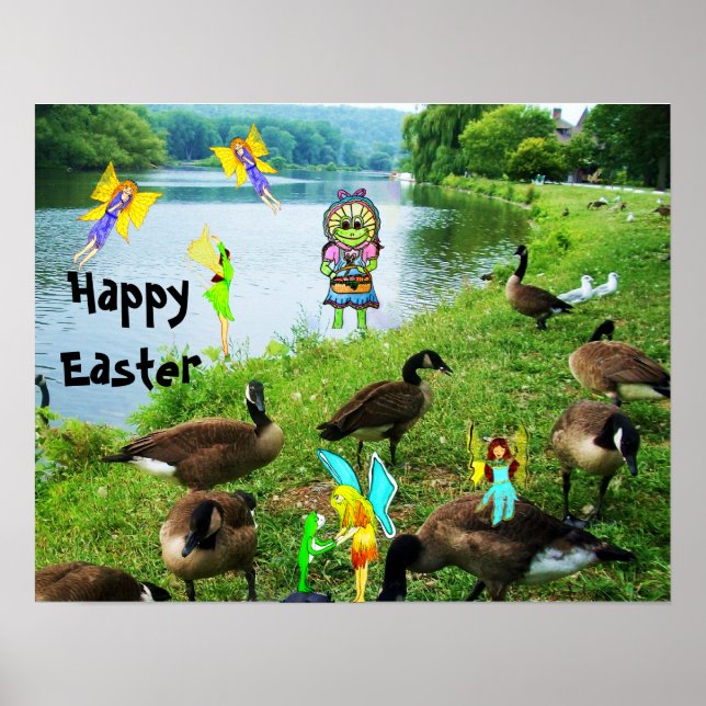 EASTER FROGETTA ET LE POSTER FAIRIES (Devant)