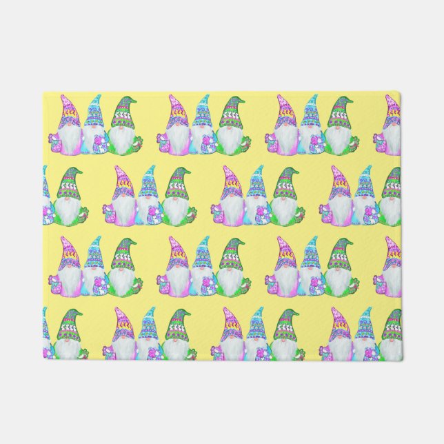 EASTER GNOMES FUßMATTE (Vorderseite)