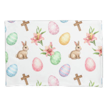 Easter Grace – Seamless Pastel Bunny & Cross Patte