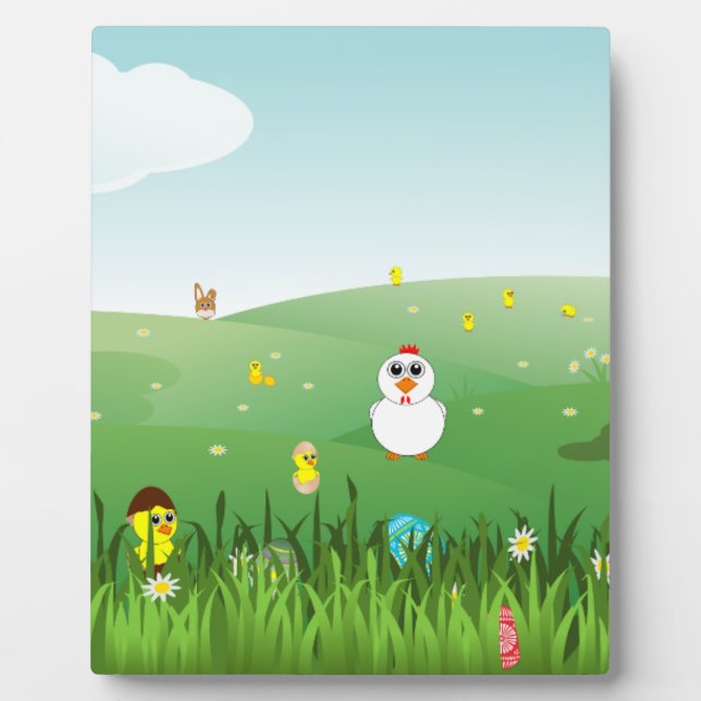 easter grass fotoplatte (Vorderseite)