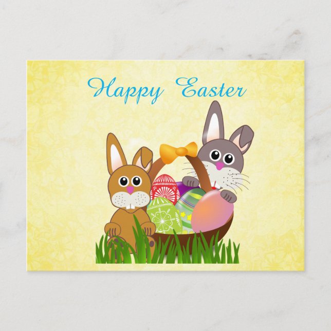 Easter Holiday Postcard for Kids Postkarte (Vorderseite)