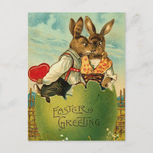 Easter Honey Bunny Postcard Feiertagspostkarte