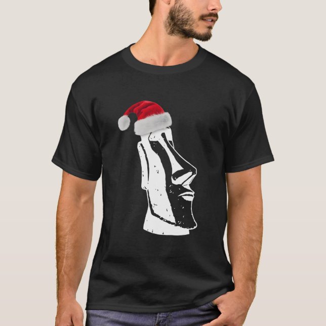 Easter Island Heads Moai Statues T-Shirt (Vorderseite)
