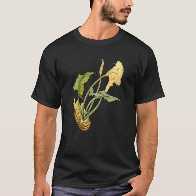 Easter Lily In Shell Beaches And Funerals Symbolic T-Shirt (Vorderseite)