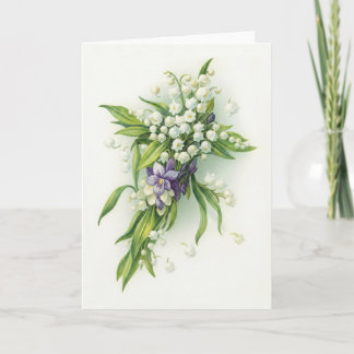 Easter Lily of the Valley Notecard Feiertagskarte
