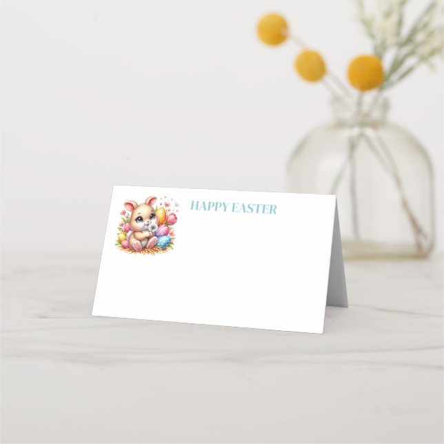 Easter Name Place Card Platzkarte (Vorderseite)